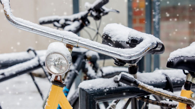 Fahrradschloss eingefroren? Mit diesen Tipps bekommen Sie es